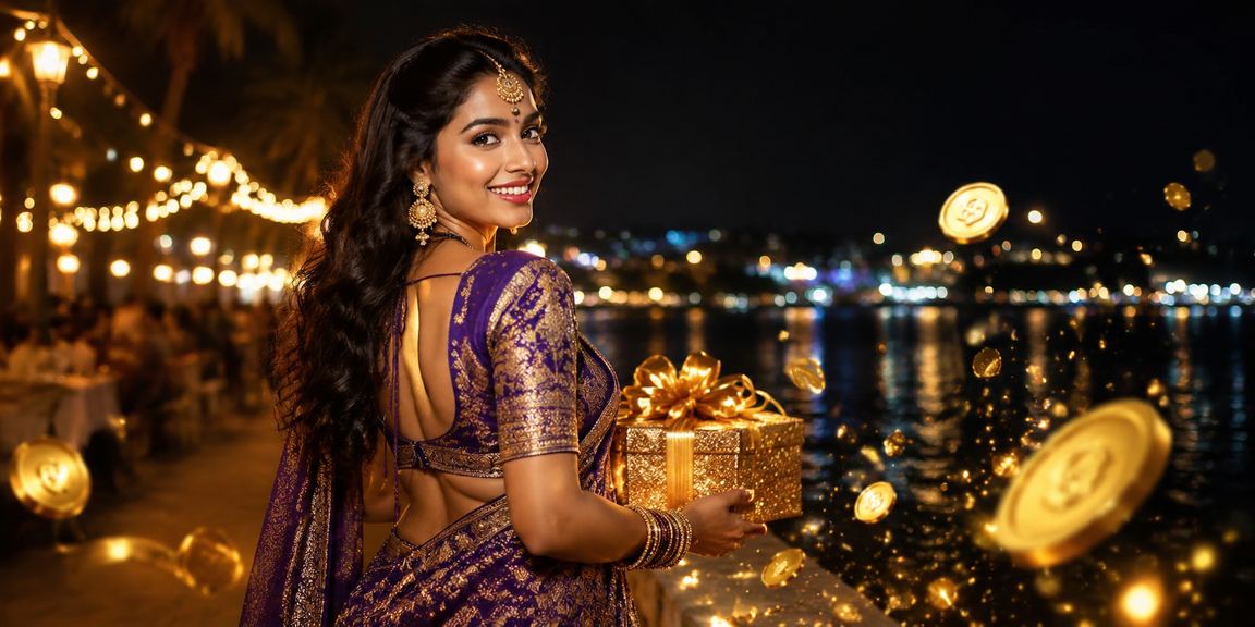 Diwali festival with lottery tickets in India
